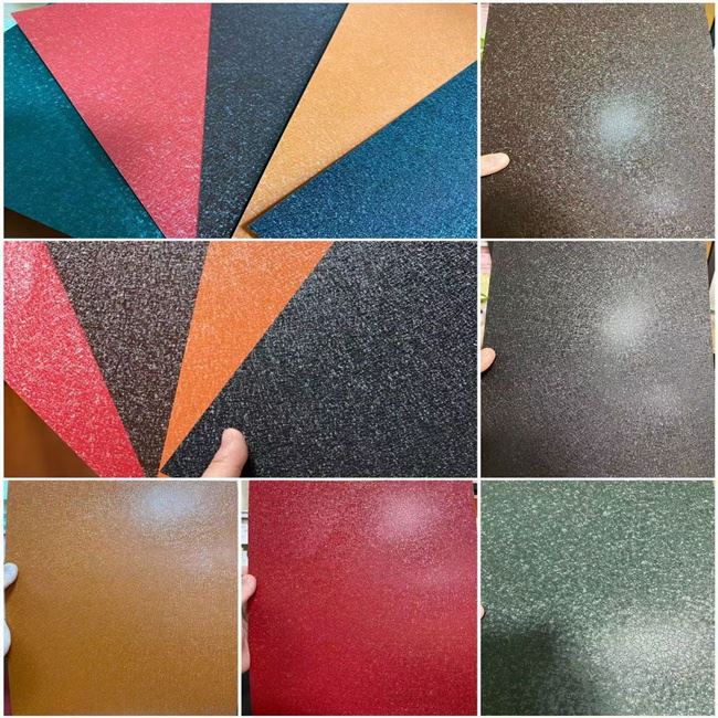 Full d'acer recobert de color mat